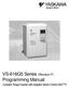 VS-616G5 Series (Revision F) Programming Manual. Constant Torque Inverter with Adaptive Vector Control (AVC )