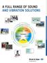 A FULL RANGE OF SOUND AND VIBRATION SOLUTIONS