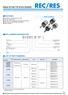MANUAL SETTING TYPE OPTICAL ENCODERS RE C W 20 D Model Size φ 20 mm. Without click. Without click. With click. Without click.