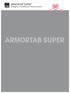 ARMORTAB R SUPER TM Shingles Installation Instructions