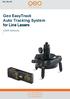 Geo EasyTrack Auto Tracking System for Line Lasers