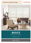 // Retail Price List & Product Info Guide BASICS WINDOW SHADINGS