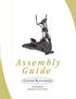 Assembly Guide X6600HRT COMMERCIAL ELLIPTICAL TRAINER