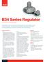 B34 Series Regulator Commercial and Industrial Regulator