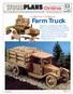 Farm Truck. Collector s Edition DOWNLOADABLE PROJECT PLANS FROM THE EDITORS OF WOOD MAGAZINE
