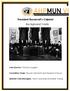 President Roosevelt s Cabinet Background Guide