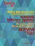 BERNINA. BERNINA Software Updates. Mystery Quilt Reveal Bernina Q24 Rental Program SALES UPDATES & And HINTS towards the 2016 Mystery Pattern
