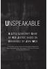 Unspeakable. A Little Lovecraft Game by Rob Justice based on Unnamable by John Wick
