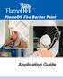 FlameOff Fire Barrier Paint. Application Guide