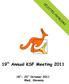 19 Annual KSF Meeting 2011
