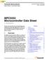 MPC5553 Microcontroller Data Sheet Microcontroller Division