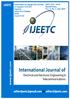 IJEETC. InternationalJournalof. ElectricalandElectronicEngineering& Telecommunications.