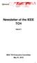 Newsletter of the IEEE TCH. Issue 3