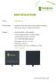 SPECIFICATION. Product Name : Square Flexible Near-Field Communications Antenna with Ferrite Layer for Metal Direct Mount