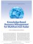 Sergio Miranda, Chris Baker, Karl Woodbridge, and Hugh Griffiths ] Knowledge-Based Resource Management for Multifunction Radar