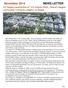 November 2014 NEWS LETTER. LG begins construction of LG Science Park, Korea s largest convergence research complex, in Magok