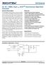 RT5784A/B. 2A, 6V, 1.5MHz, 25μA I Q, ACOT TM Synchronous Step-Down Converter. Features. General Description. Applications