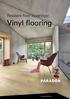 Resilient floor coverings. Vinyl flooring