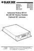 Industrial Modem RF115 RS-485 RF Modem Modules Optional RF Antennas