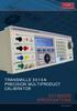 TRANSMILLE 3010A PRECISION MULTIPRODUCT CALIBRATOR EXTENDED SPECIFICATIONS