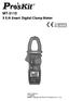 MT /6 Smart Digital Clamp Meter. User s Manual 1 st Edition, 2016 Copyright by Prokit s Industries Co., Ltd.