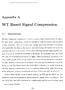 WT Based Signal Compression