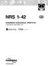 NRS Installation Instructions Level Switch Type NRS 1-42