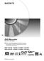 DVD Recorder Manual de instrucţiuni RDR-HXD790 / HXD890 / HXD990 / HXD1090 RDR-HXD795 / HXD895 / HXD995 / HXD1095