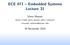 ECE 471 Embedded Systems Lecture 31