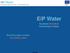 EIP Water European Innovation Partnership on Water