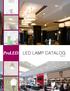 LED LAMP CATALOG. Volume 1.0