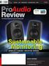 ProAudio Review. Sustainable Monitoring. more reviews BEST SHOW. INSIDE: BEST OF SHOW AWARDS: InfoComm 2013 STUDIO LIVE BROADCAST CONTRACTING POST