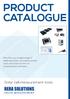PRODUCT CATALOGUE. Solar cell measurement tools