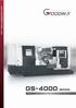 GS-4000 SERIES Ultra Performance CNC Turning Centers