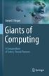 Gerard O Regan. Giants of Computing. A Compendium of Select, Pivotal Pioneers
