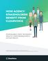 HOW AGENCY STAKEHOLDERS BENEFIT FROM CLEARVOICE