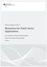 Biometrics for Public Sector Applications