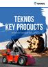 Teknos Key Products. for General Industry & Heavy Duty