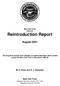 Barn Owl Trust Second Reintroduction Report. August 2001