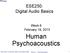 Human Psychoacoustics