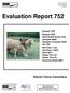 Evaluation Report 752
