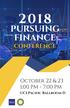 PURSUING FINANCE CONFERENCE