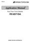 ETM30E-02. Application Manual. Real Time Clock Module RX-8571SA