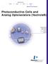 Photoconductive Cells and Analog Optoisolators (Vactrols )