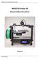 INVENT3D Printer Kit Disassembly Instructions