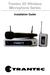 Trantec S5 Wireless Microphone Series Installation Guide