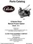 Parts Catalog. S-Series Slicer Manual Frozen Option S13. Model:
