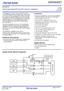 DATASHEET ISL Features. Related Literature. Applications. Application Block Diagram. USB 2.0 High-Speed/UART Dual SP3T (Dual 3 to 1 Multiplexer)