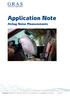 Application Note. Airbag Noise Measurements