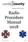 Radio Procedure Manual 2018